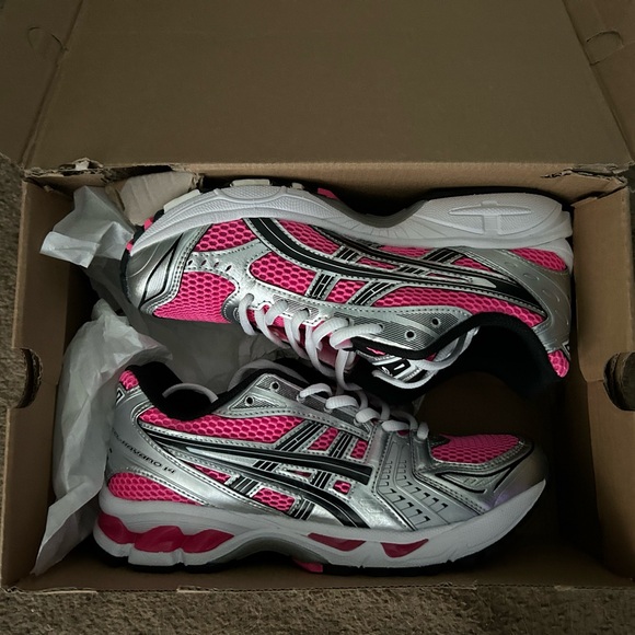 Asics Other - Asics Silver and Pink Athletic Shoes with Cushioned Support